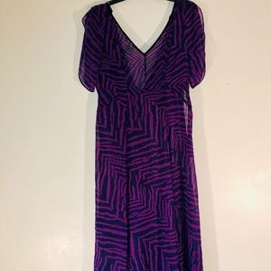 Navy/Purple Dress